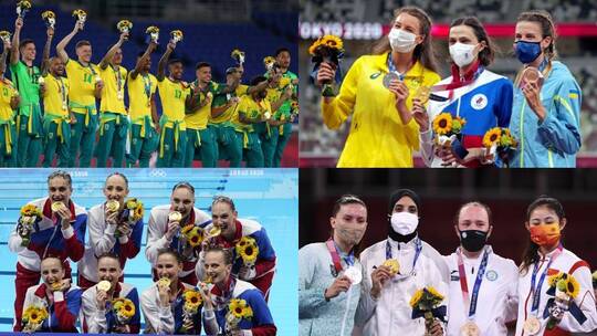حصيلة ميداليات أولمبياد طوكيو 2020 بعد منافسات يوم السبت تألق عربي