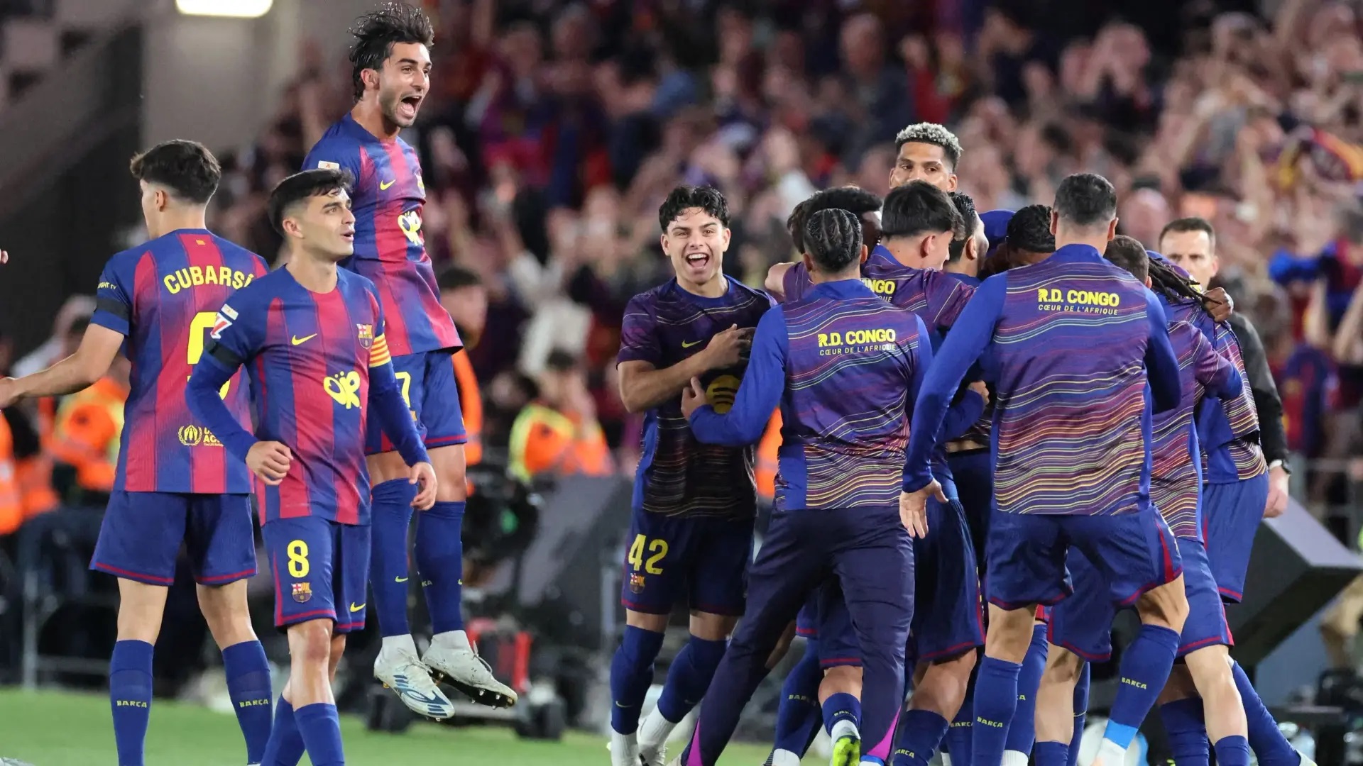 برشلونة يحسم لقب الدوري الإسباني بفوزه على ريال مدريد