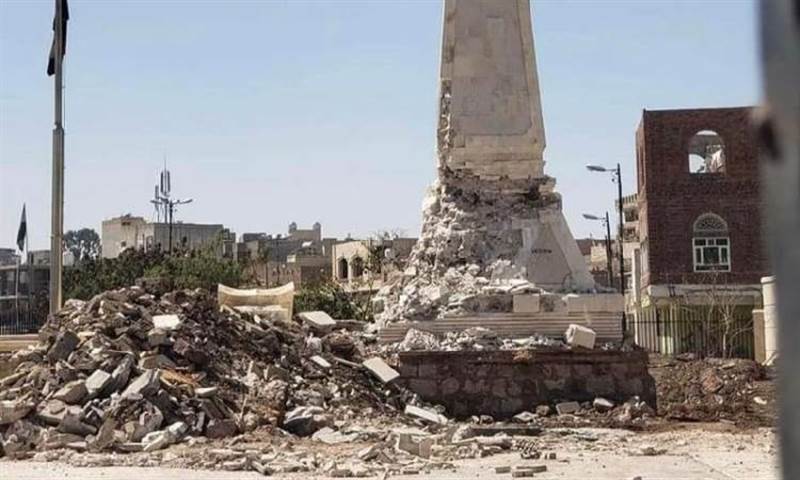 عاجل جماعة الحوثي تعلن هوية الجهة التي تقف وراء إزالة النصب التذكاري التركي في صنعاء