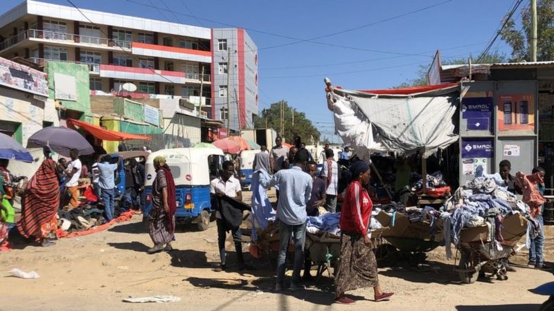 أزمة إثيوبيا قطع طريق حيوي وخط رئيسي للسكة الحديدية يربط أديس أبابا بميناء جيبوتي